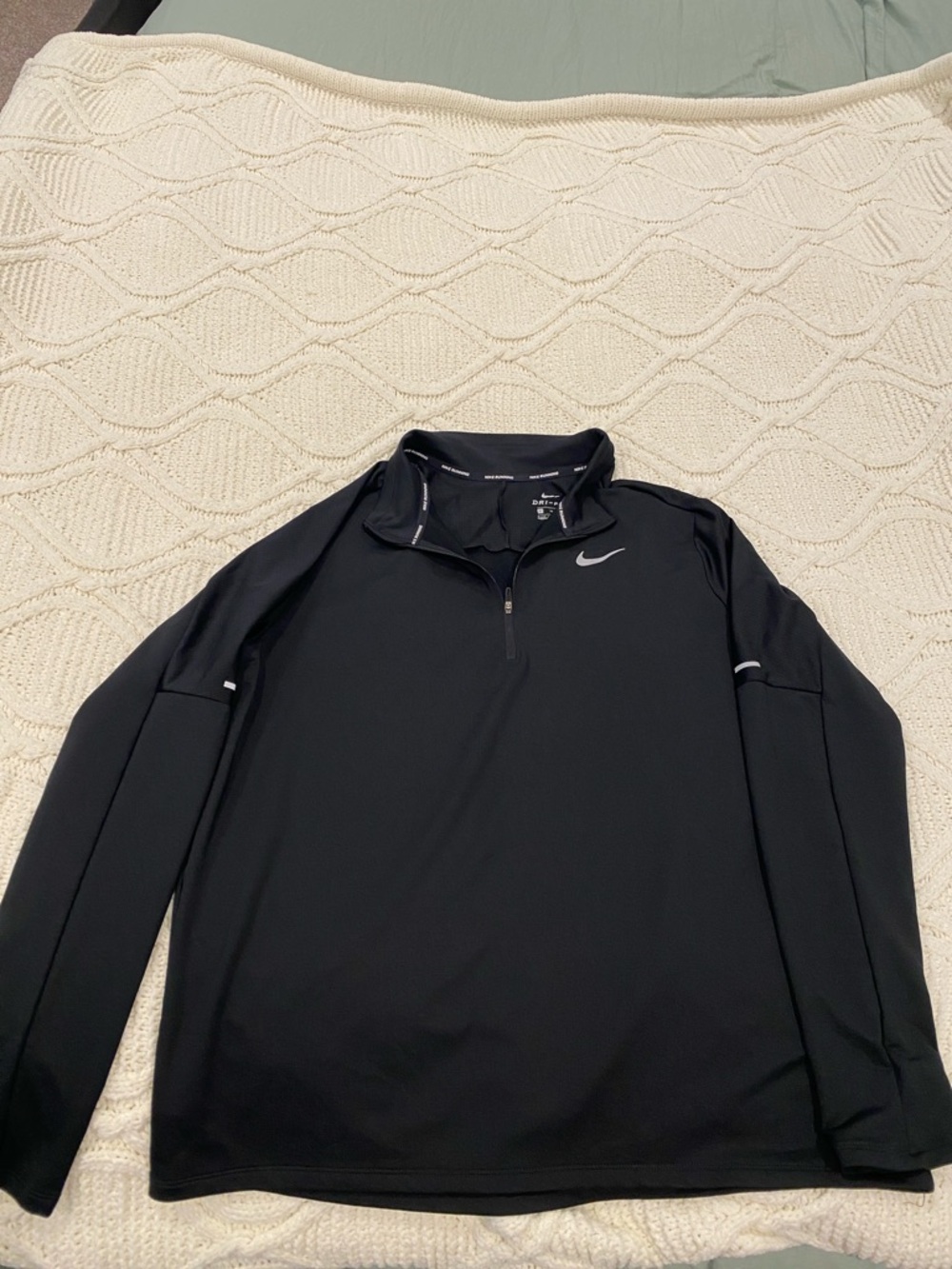 Nike Black Men's Performance Half-Zip Jacket